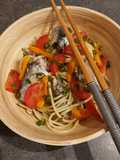 Spaghettis aux sardines (ramen de sardines)