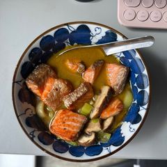 A picture of Easy Salmon Keto Curry.