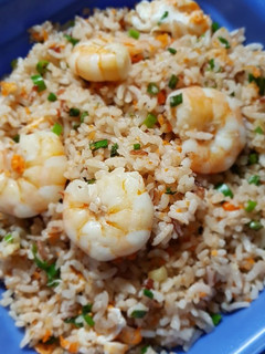 Foto resep Nasi Goreng Udang Bunga Bawang