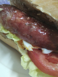 Una foto de Chorizo al pan o sándwich de chorizo😉