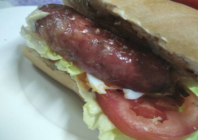 Chorizo al pan o sándwich de chorizo? Receta de Irina Cardozo- Cookpad