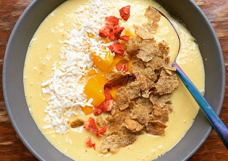 How to Make Yummy ☆Smoothie Bowl Mangue Coco☆