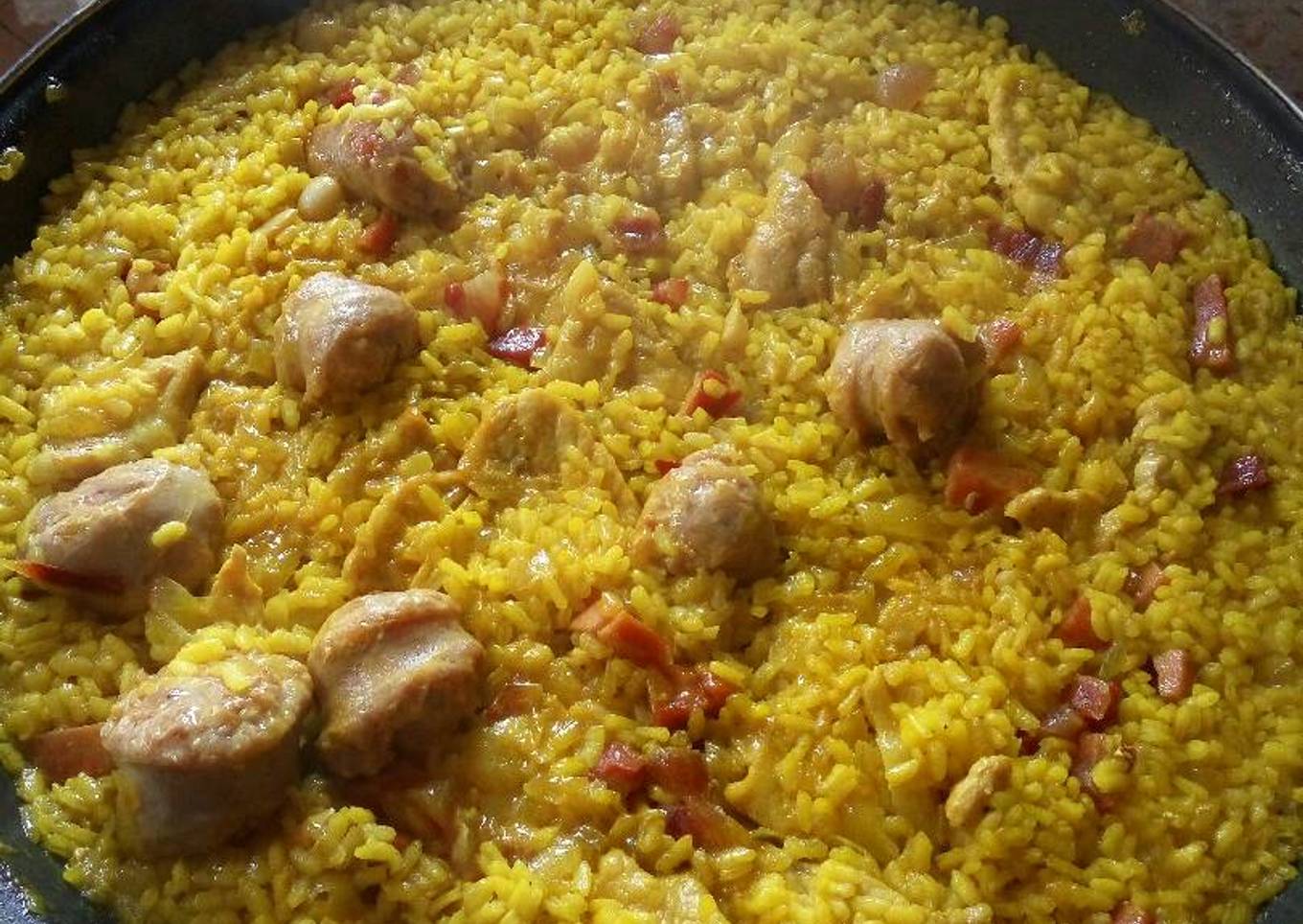 Arroz con tropezones