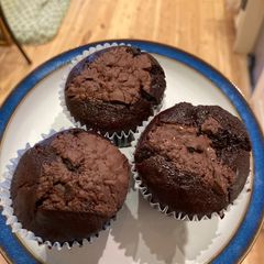 A picture of Chocolate muffins - vg.