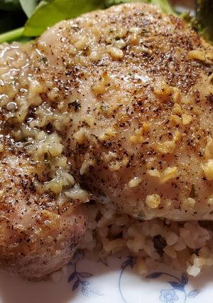 A picture of Baked Ranch Chicken Thighs.