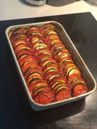 Easy Steps to Prepare Recipes Easy but fancy looking Ratatouille 🐀 🍆 🍅 the So Delicious Really Delicious.