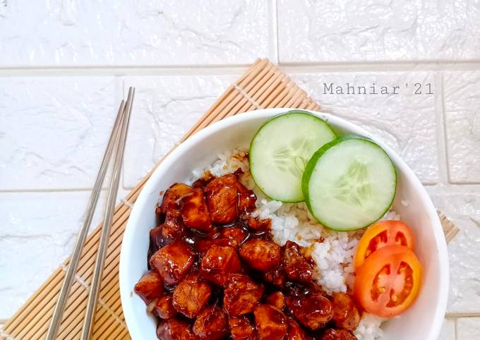 Chicken Black Pepper Rice Bowl