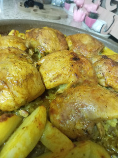 صورة لوصفة افخاد دجاج محشيه 🍗🍗