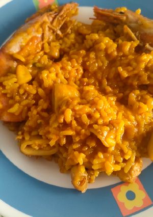 Una foto de Arròs melòs de peix