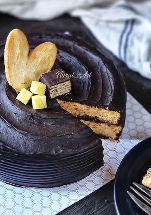 Foto resep Banana Ganache Cake