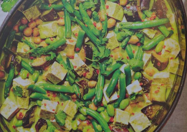 Recipe of Ultimate Spicy Green Curry with Tofu