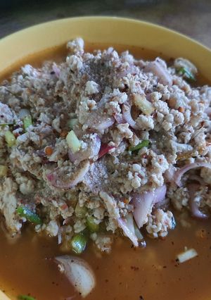 รูปของ ลาบอกไก่ โปรตีนเน้นๆ!