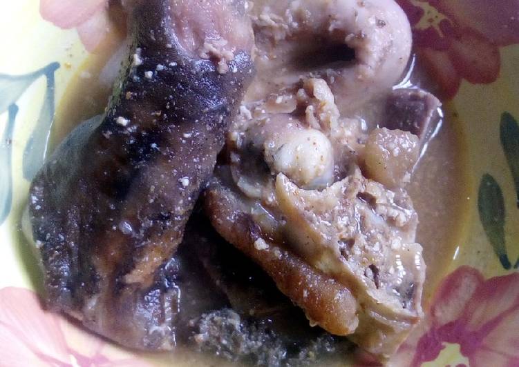 Goat meat peppersoup