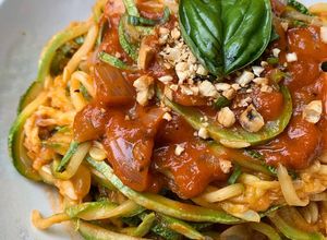 Una foto de 🍝zucchini Noodles !