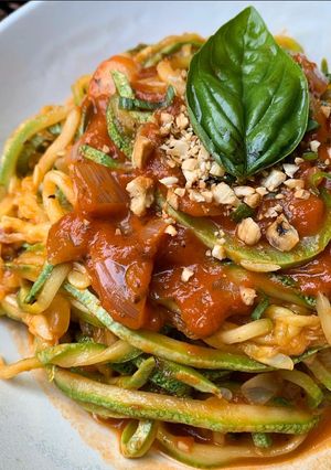 Una foto de 🍝zucchini Noodles !