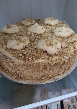 Una foto de TORTA MANJAR/NUEZ