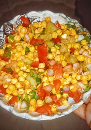 चना चाट रेसिपी मुख्य फोटो