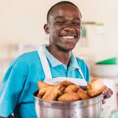 A picture of Sweet mandazi.