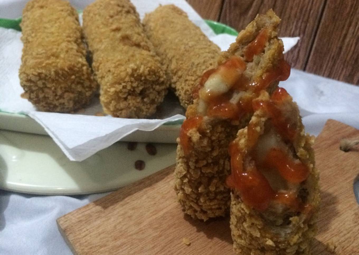 Roti gulung tuna mayo mozarella special ala fe'