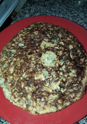 Una foto de Tortilla de zapallitos
