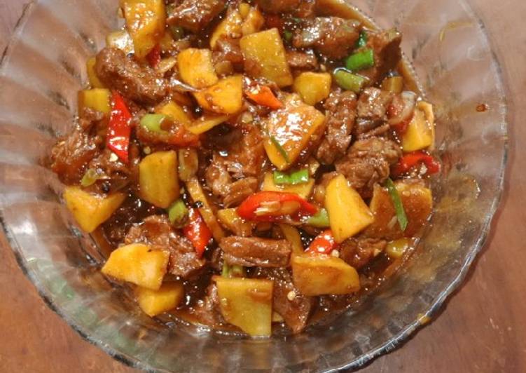 Daging saos lada hitam