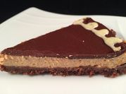 Una foto di cheesecake arancia