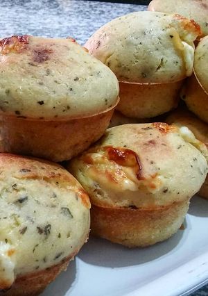 Una foto de Muffins de queso
