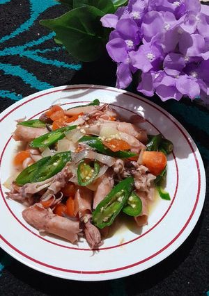 Foto resep Tumis cumi Asin