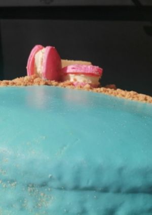 Una foto de Glaseado espejo, receta complementaria de Sea