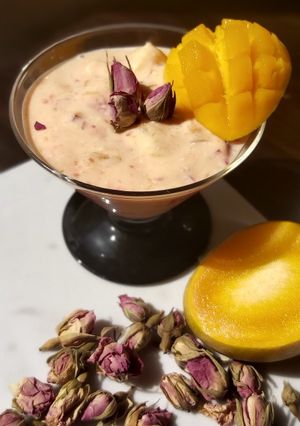 صورة لوصفة حلى المنجا بارد سهل ولذيذ 🥭🥭 😋😍