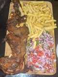 Chevon maka with fried chips