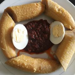A picture of Boiled plantain.
