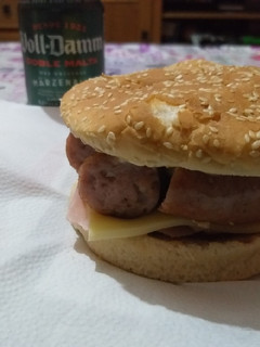 Una foto de Hamburguesa catalana