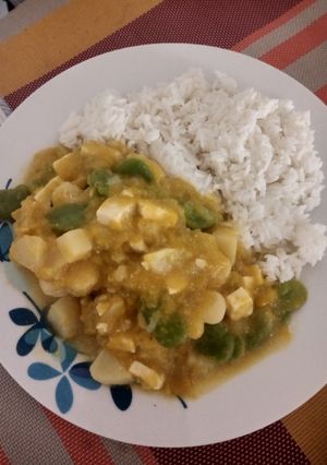 Una foto de Locro de zapallo