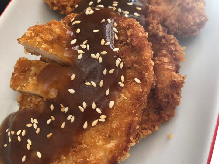 Resep Chicken Katsu Saus Teriyaki, Enak Banget