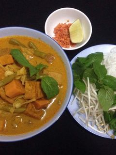 Hình của món Cari chay.