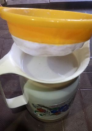 A picture of Ground nut & rice gruel🍶🥛.
