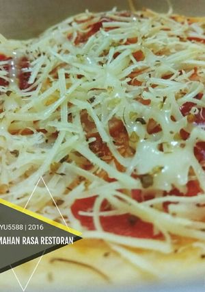 Foto resep Pizza rumahan rasa restoran