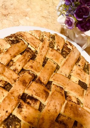 صورة لوصفة فطيرة الزعتر بالزيت و جبن فيتا