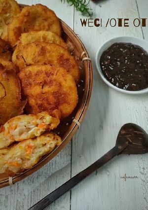 Foto resep Weci/ote ote/bakwan dan bumbu petis