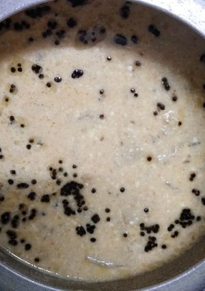 A picture of Malabar cucumber Mor kuzhambu.
