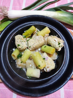 Una foto de Croquetas de ricota con puerros y papas
