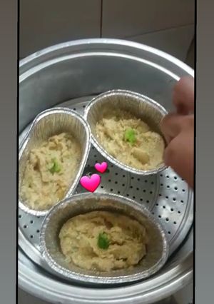 Foto resep Mashed potato kukus with salmon (4⭐ Mpasi 9mo+)
