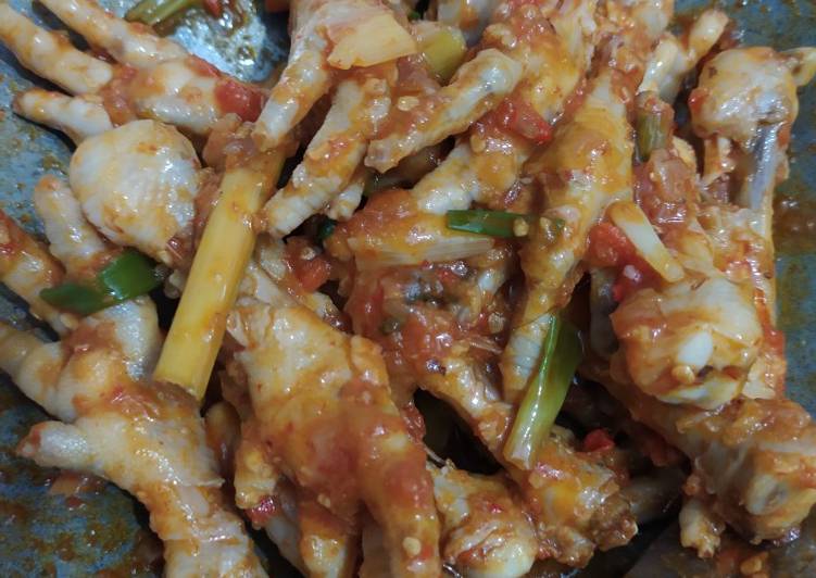 Resep Ceker mercon yang mudah