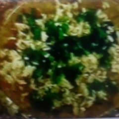 A picture of Crispy Rice Soup.