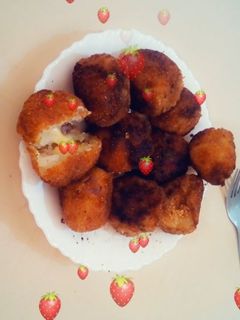 صورة لوصفة كروكات البطاطا محشية بالجبن