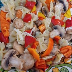 A picture of Veggie Pasta.