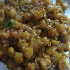 Boiled corn chaat A picture of Boiled corn chaat.