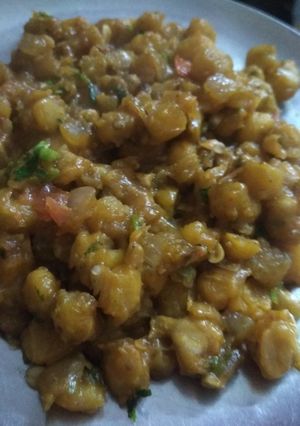 A picture of Boiled corn chaat.