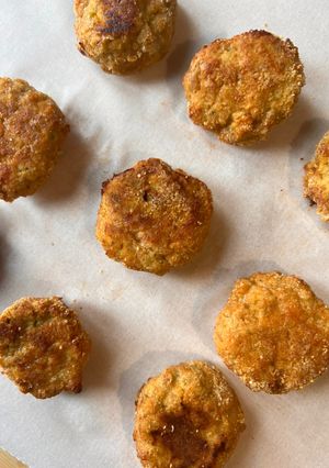 Foto resep Nugget Ayam-Sayur Panggang Gluten Free (Oven)
